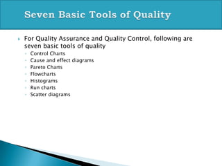 Seven tools of quality for pmp exam | PPTX