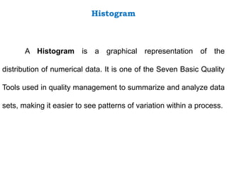 Seven Traditional Tools of Quality (Seven Basic Quality Tools) | PPTX