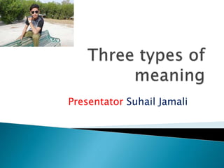 Presentator Suhail Jamali
 