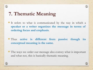 Seven types of meaning- A topic of semantics.ppt