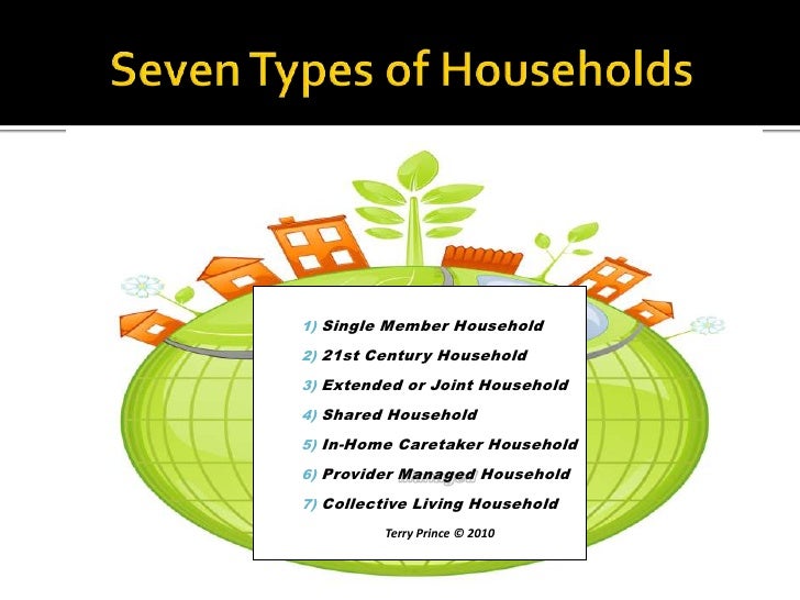 Seven Types Of Residential Households