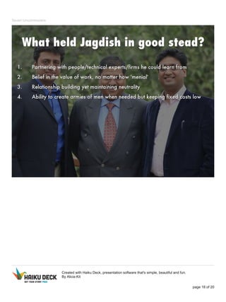 Seven Uncommoners 
Created with Haiku Deck, presentation software that's simple, beautiful and fun. 
By Alicia Kit 
page 18 of 20 
 