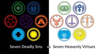 Seven Deadly Sins Seven Heavenly Virtuesvs
 