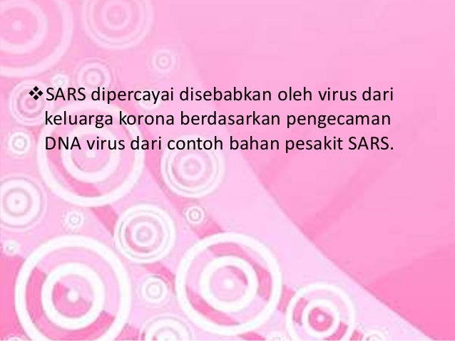 Severe acute respiratory syndrome