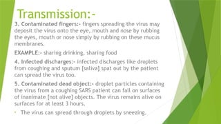 SEVERE ACUTE RESPIRATORY SYNDROME (SARS) 3.pptx
