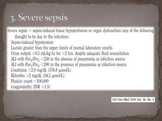 Severe Sepsis And Septic Shock | PDF