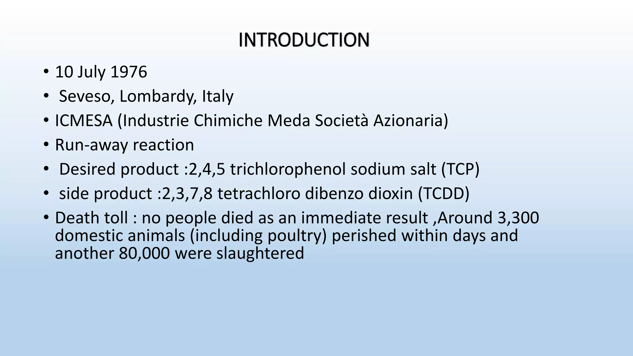 Seveso Disaster Chemical Events Effects And Seveso Directives PPTX seveso-disaster-chemical-events-effects-and-seveso-directives-pptx