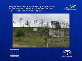 Regeneración Ambiental y Puesta en Valor del Vertedero “Puente Verde” (Los Palacios y Villafranca) 