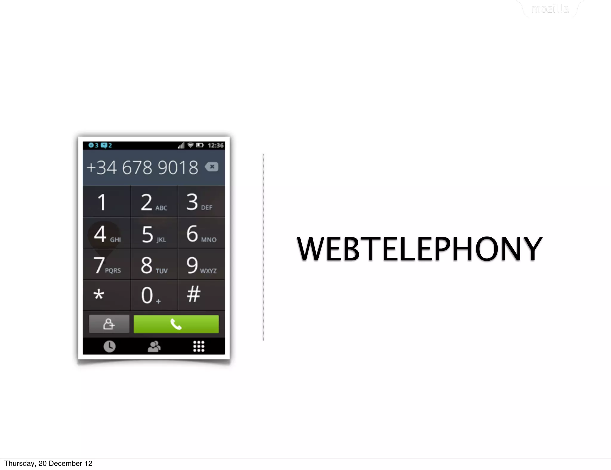 WEBTELEPHONY




Thursday, 20 December 12
 