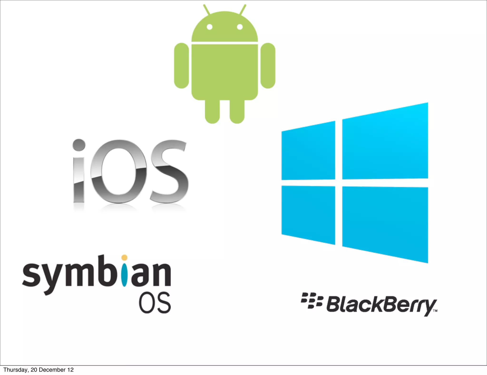 Thursday, 20 December 12
 