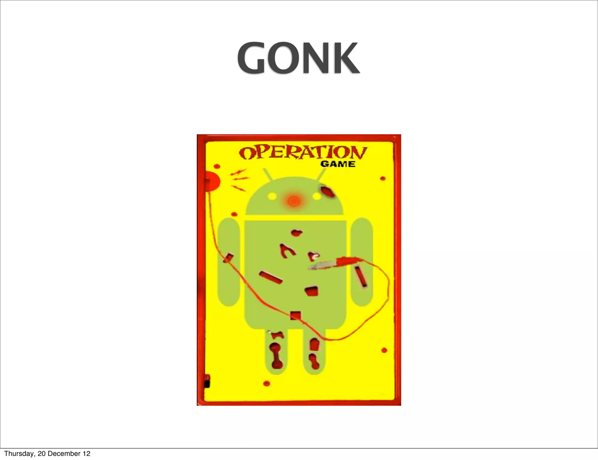GONK




Thursday, 20 December 12
 