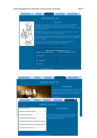 Noves tecnologies de la informació i la comunicació a l’educació   PAC 3
 