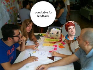 roundtable for
  feedback
 