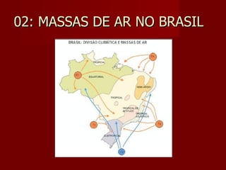 02: MASSAS DE AR NO BRASIL  