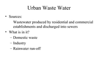 Sewage and liquid waste management | PPT