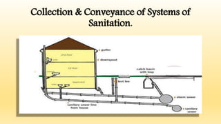 Collection & Conveyance of Systems of
Sanitation.
 