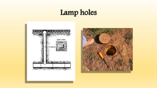 Lamp holes
 