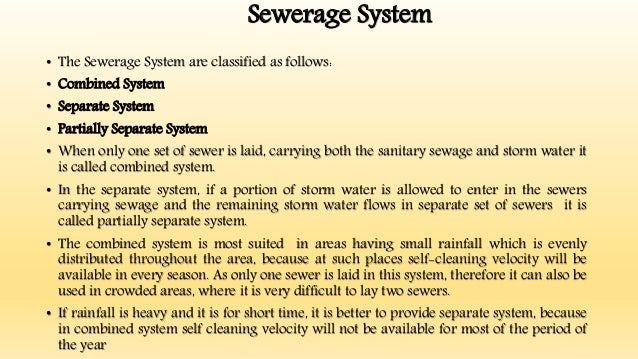Image result for combined system underground sewerage system