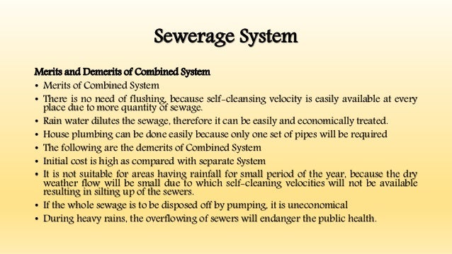 Image result for combined system underground sewerage system