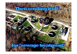 Sewage sludge can never get clean.