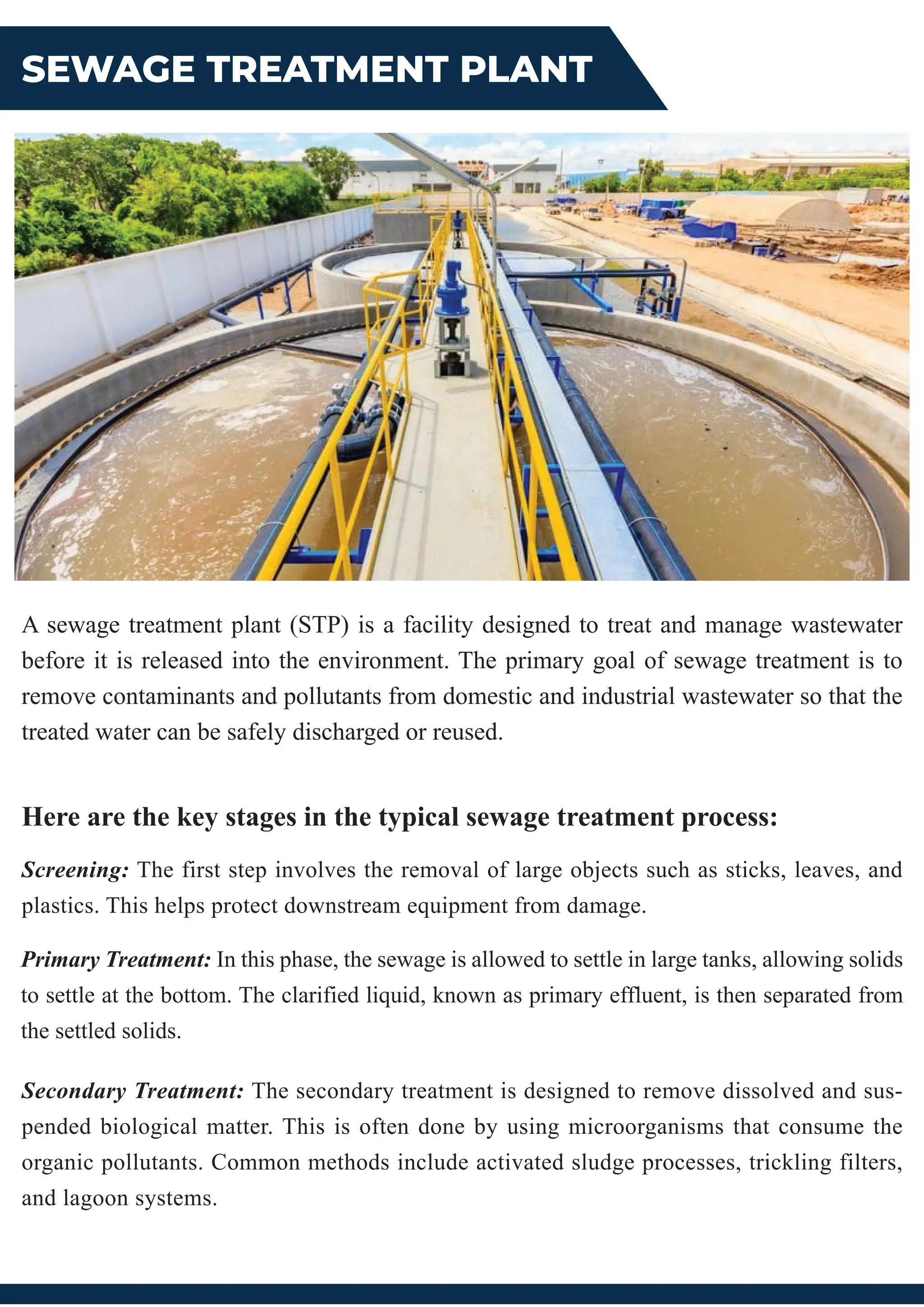 Sewage Treatment Plant | PDF
