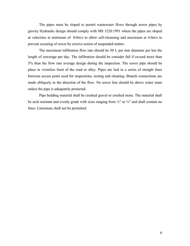 Sewage treatment plant design calculation PDF