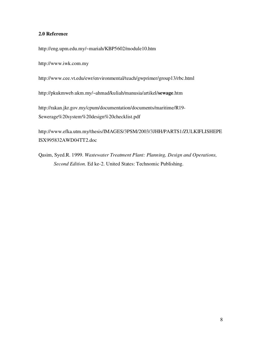 Sewage Treatment Plant Design Calculation