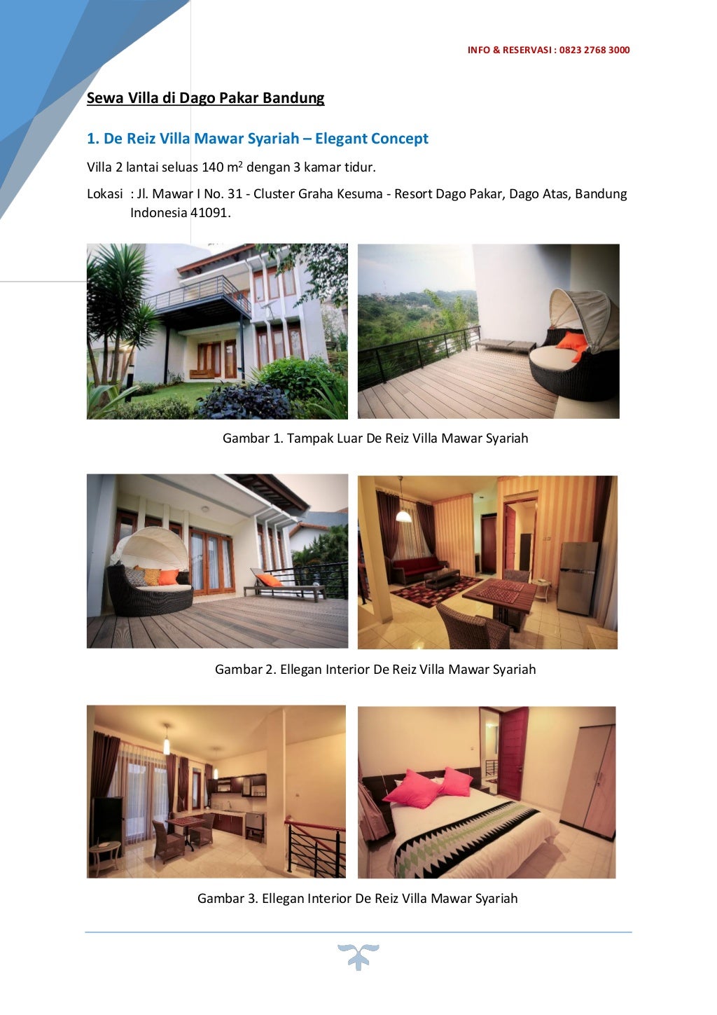 Sewa Villa di Bandung Murah