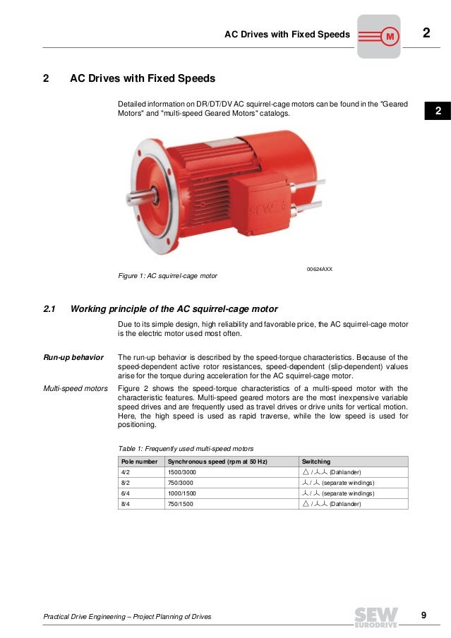 Sew drive calculation