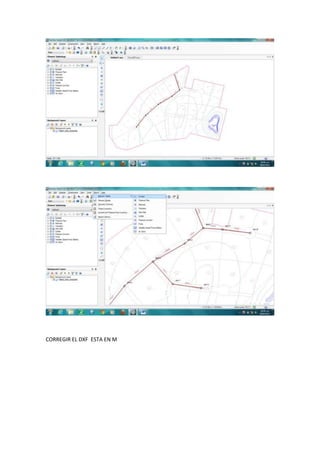 CORREGIR EL DXF ESTA EN M 
 