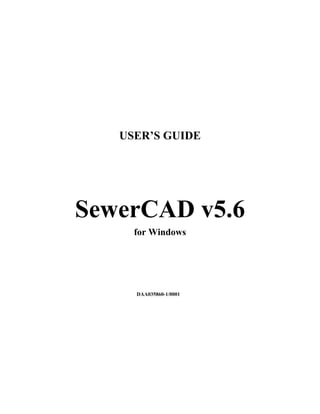 Sewer Cad Users Guide