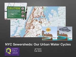 NYC Sewersheds: Our Urban Water Cycles
gil lopez
Fall 2020
 