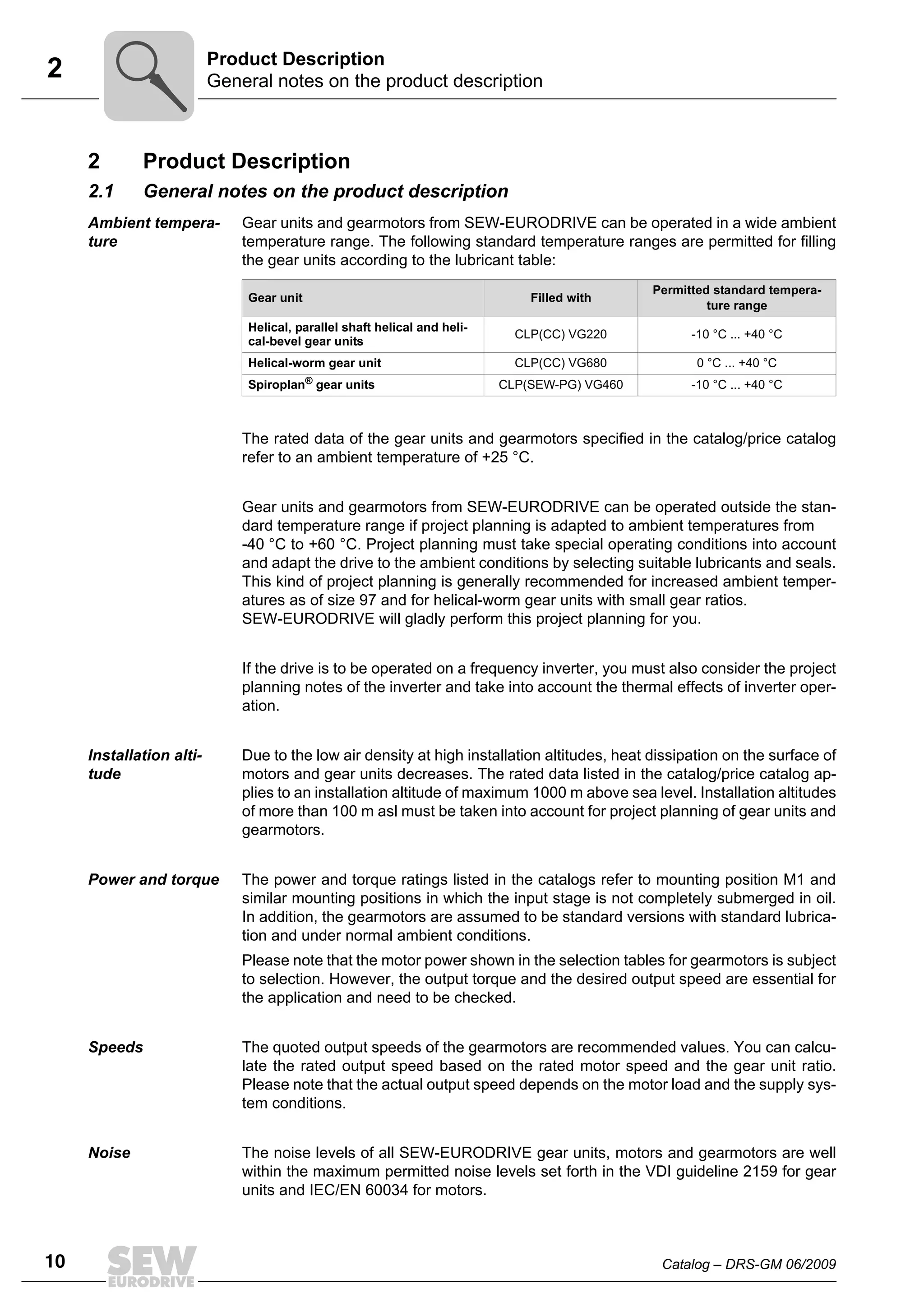 Catalog SewEurodrive PDF