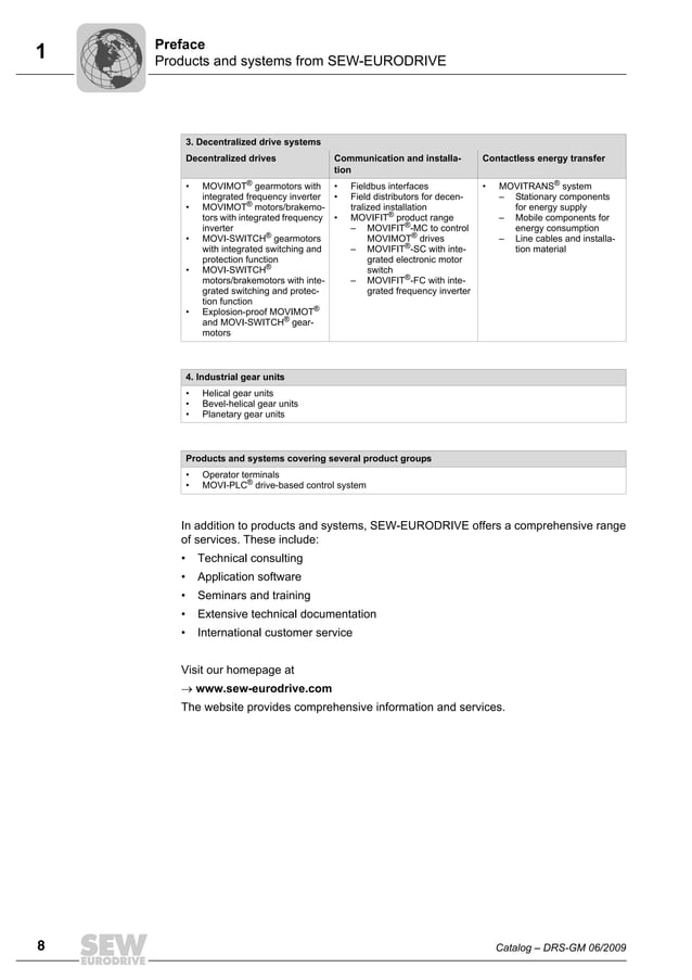Catalog SewEurodrive PDF