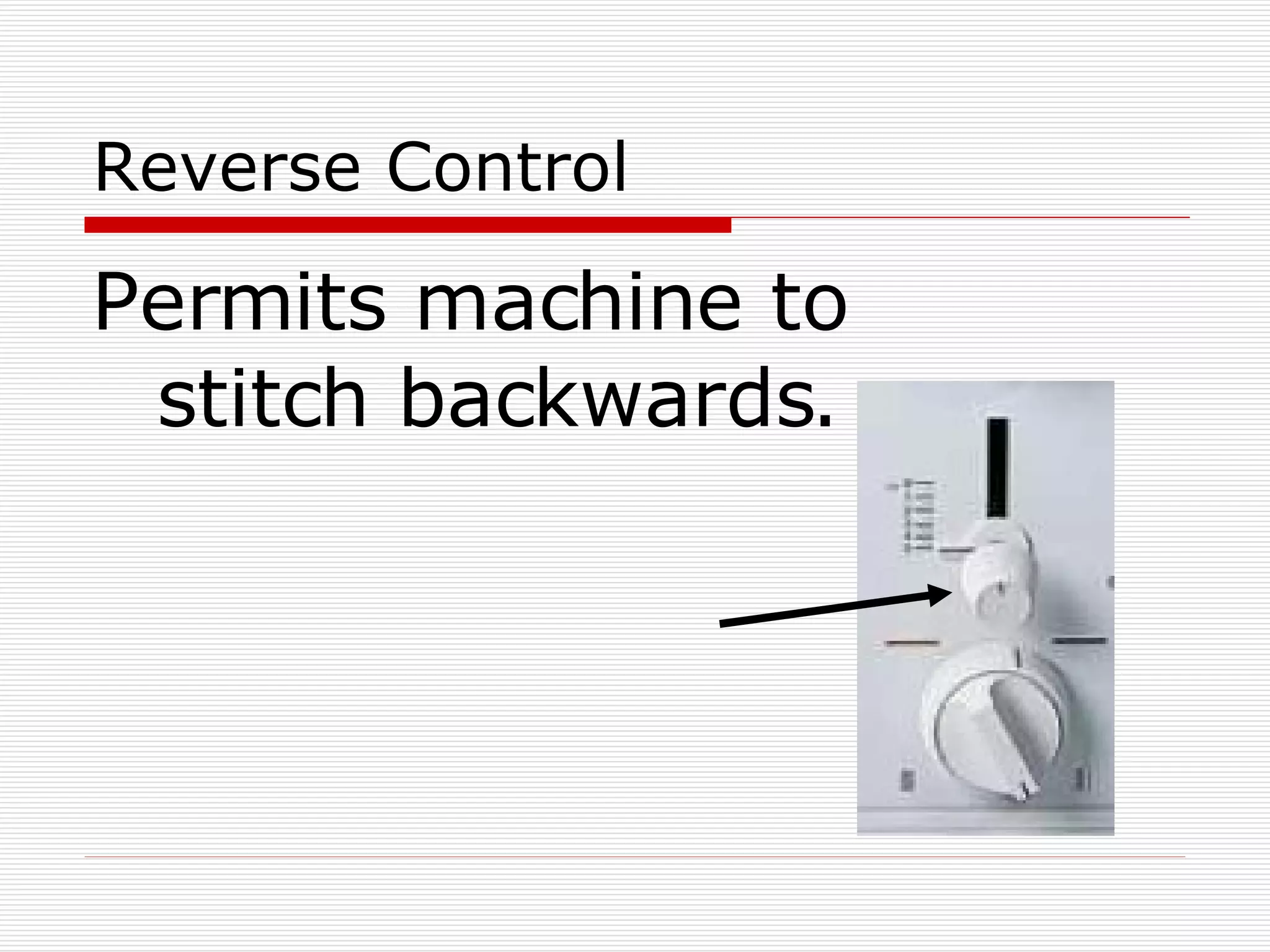 Sewing Machine Vocabulary | PPT