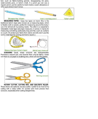 Sewing in a straight line