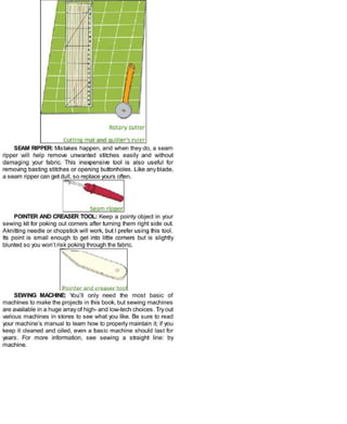 Sewing in a straight line