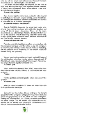 Sewing in a straight line