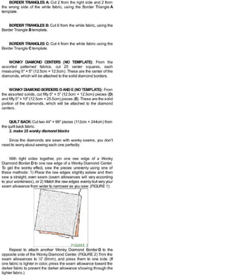 Sewing in a straight line