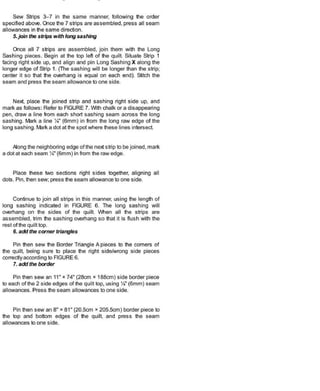 Sewing in a straight line