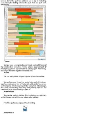Sewing in a straight line