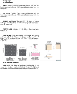 Sewing in a straight line