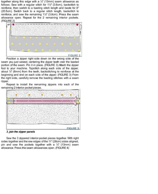 Sewing in a straight line