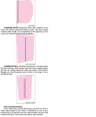Sewing in a straight line