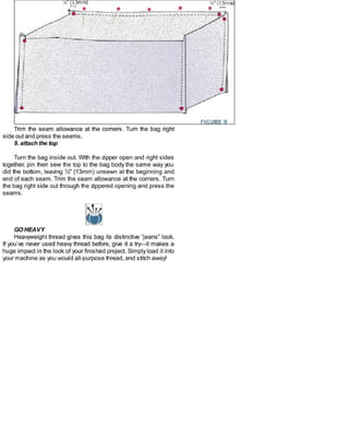 Sewing in a straight line