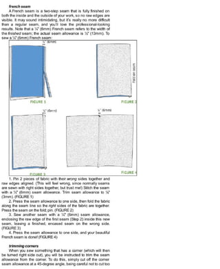 Sewing in a straight line