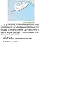 Sewing in a straight line