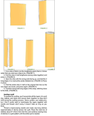 Sewing in a straight line