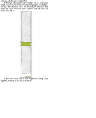 Sewing in a straight line