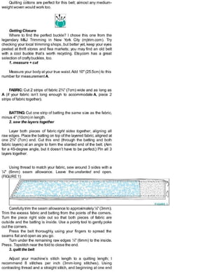Sewing in a straight line